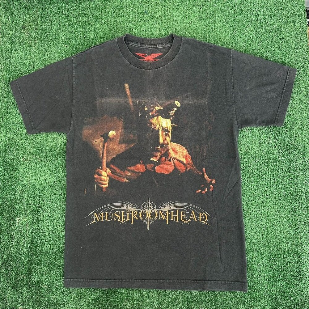 Vintage Y2K Mushroomhead Take Me Alive T-Shirt Heavy Metal Grunge Punk Black M